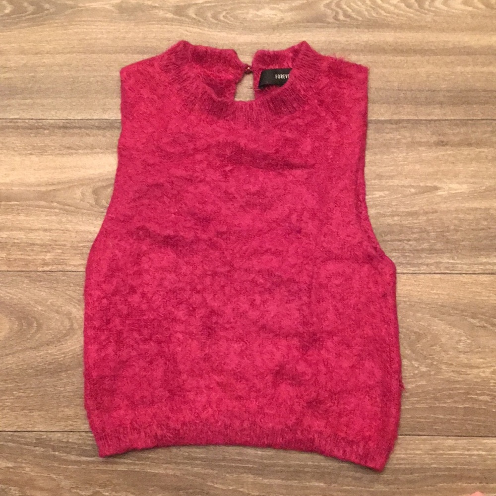 Fuchsia Crop Top